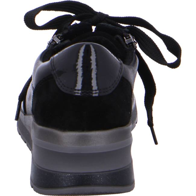 Black Ara Shoes Neapel Women's Sneakers | ARA758BAC