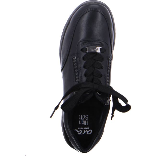 Black Ara Shoes Neapel Women's Sneakers | ARA758BAC