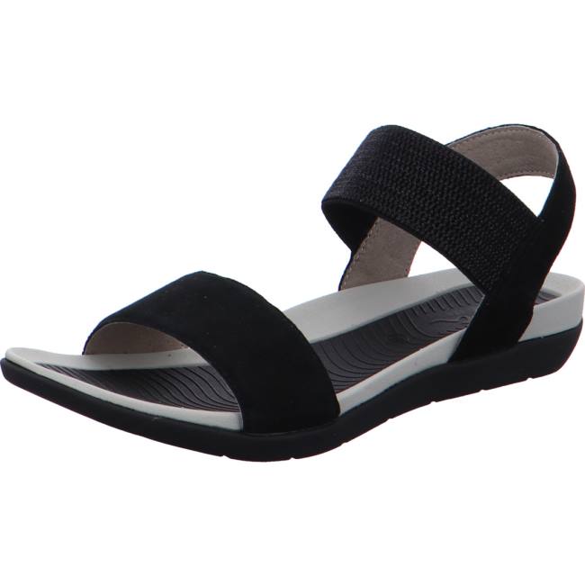 Black Ara Shoes Nepal Women\'s Sandals | ARA378ZJM