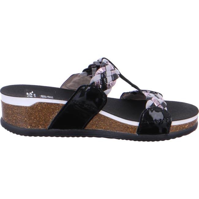 Black Ara Shoes Norderney Women's Mules | ARA873SJO