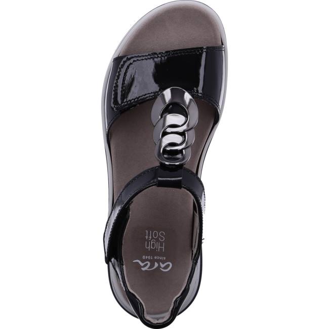 Black Ara Shoes Osaka Women's Sandals | ARA629XQH