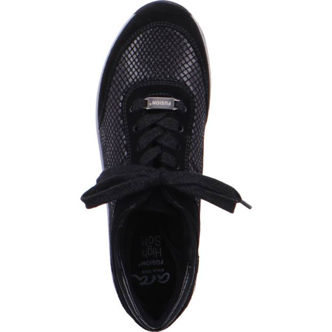 Black Ara Shoes Osaka Women's Sneakers | ARA046HKJ