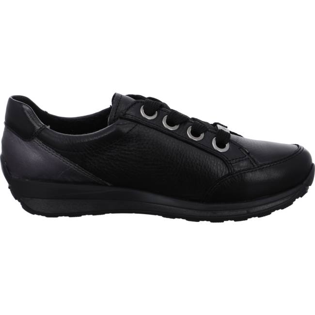 Black Ara Shoes Osaka Women's Sneakers | ARA068SBG