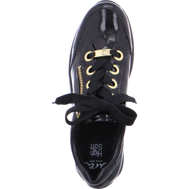 Black Ara Shoes Osaka Women's Sneakers | ARA250CMB