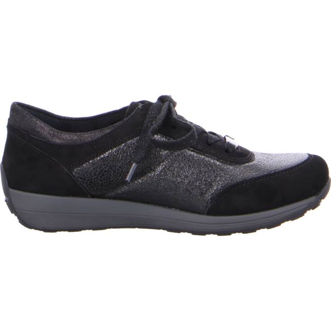 Black Ara Shoes Osaka Women's Sneakers | ARA325GKQ