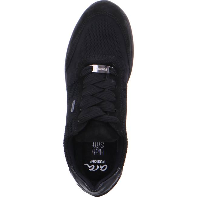 Black Ara Shoes Osaka Women's Sneakers | ARA396FWP