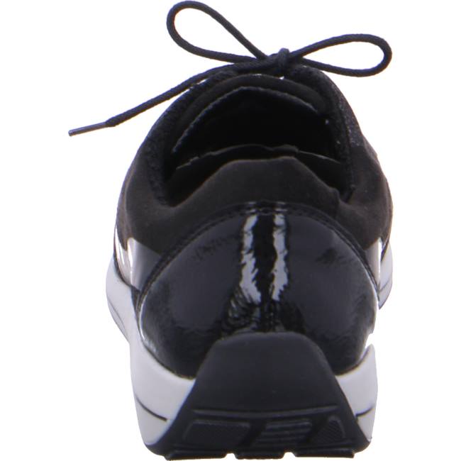 Black Ara Shoes Osaka Women's Sneakers | ARA460PVH