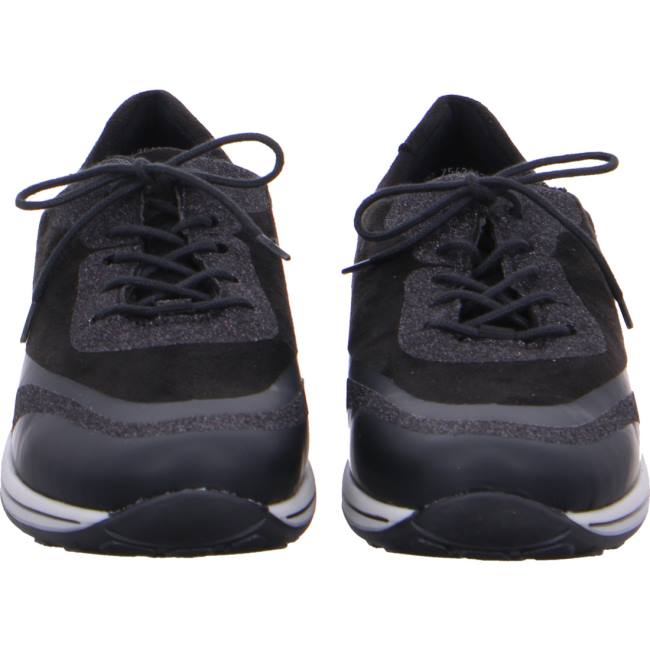 Black Ara Shoes Osaka Women's Sneakers | ARA460PVH