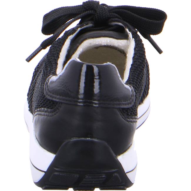 Black Ara Shoes Osaka Women's Sneakers | ARA512FWR