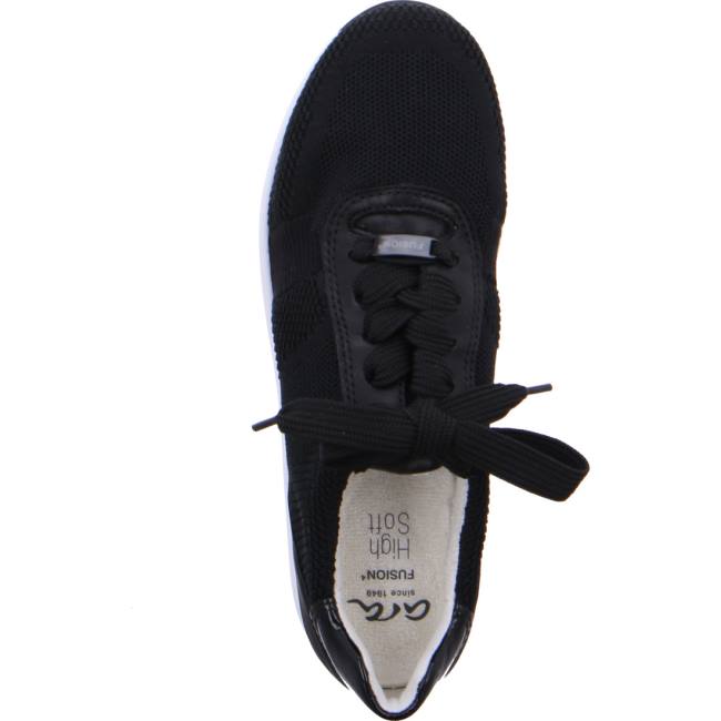 Black Ara Shoes Osaka Women's Sneakers | ARA512FWR