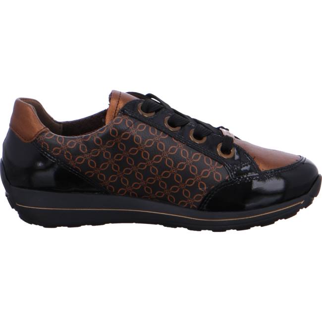 Black Ara Shoes Osaka Women's Sneakers | ARA538JVY