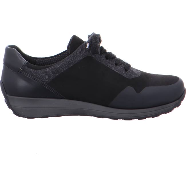 Black Ara Shoes Osaka Women's Sneakers | ARA589AFM