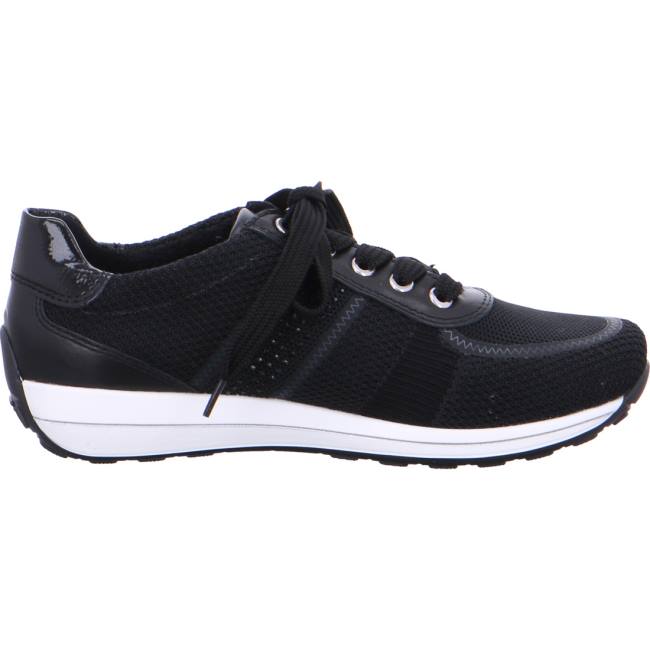 Black Ara Shoes Osaka Women's Sneakers | ARA694FUD