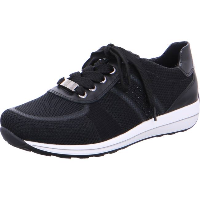 Black Ara Shoes Osaka Women\'s Sneakers | ARA694FUD