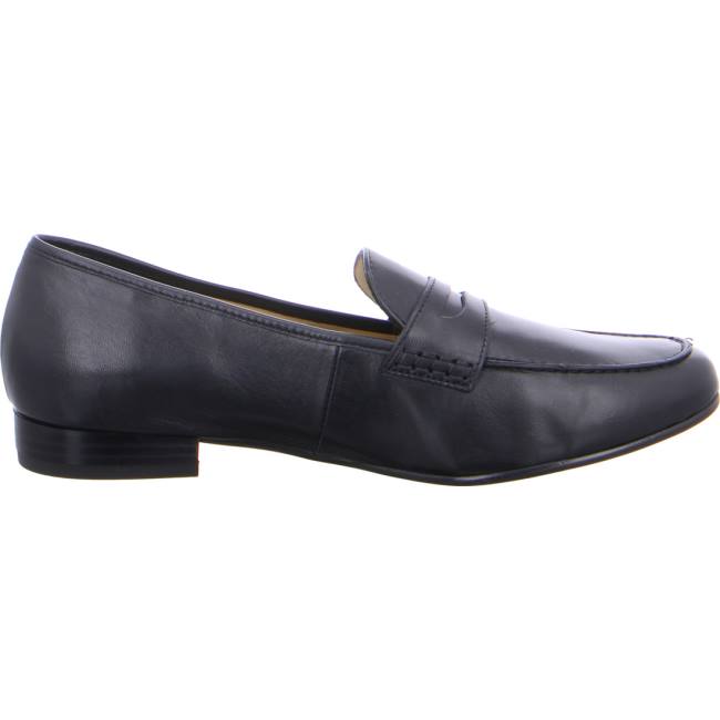 Black Ara Shoes Penny Kent Balck Women's Loafers | ARA564WKH