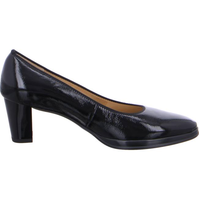 Black Ara Shoes Platform Heels Orly Women's Pumps | ARA521ECR