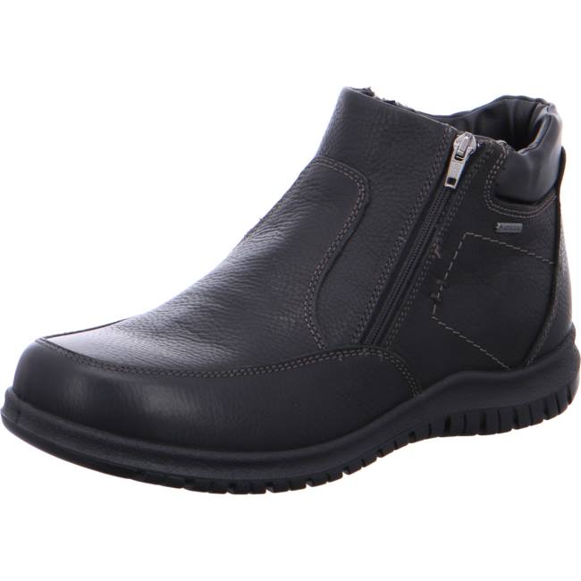 Black Ara Shoes Rendolf Men\'s Boots | ARA465JWC