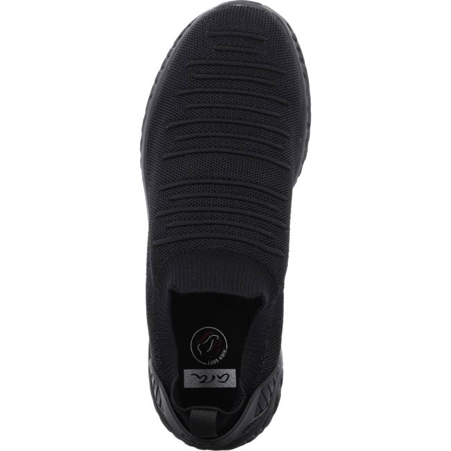 Black Ara Shoes San Diego Men's Loafers | ARA130MSY