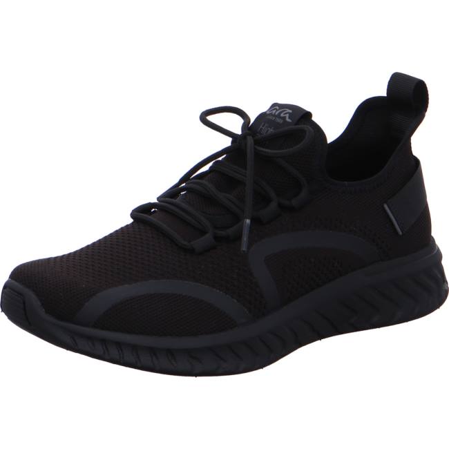 Black Ara Shoes San Diego Men\'s Sneakers | ARA367AWZ