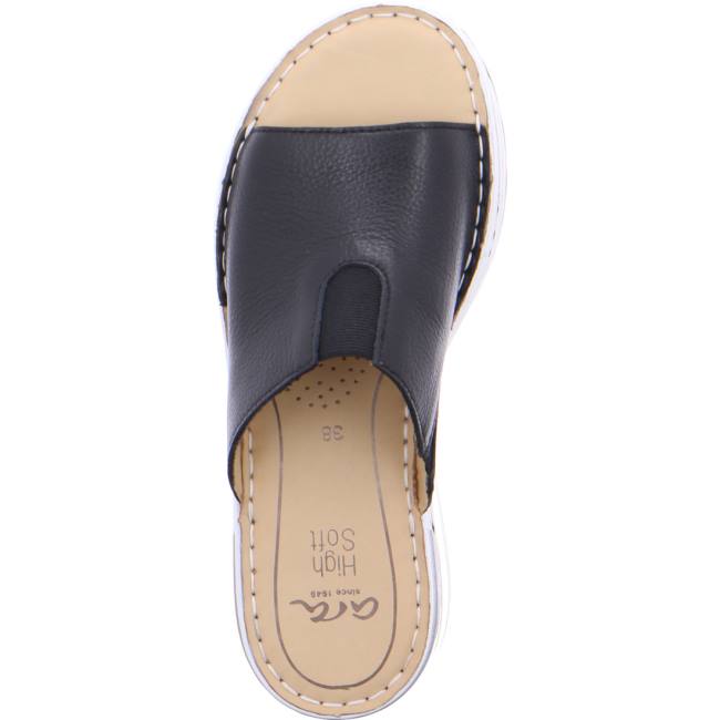 Black Ara Shoes Sapporo Women's Mules | ARA759ILY