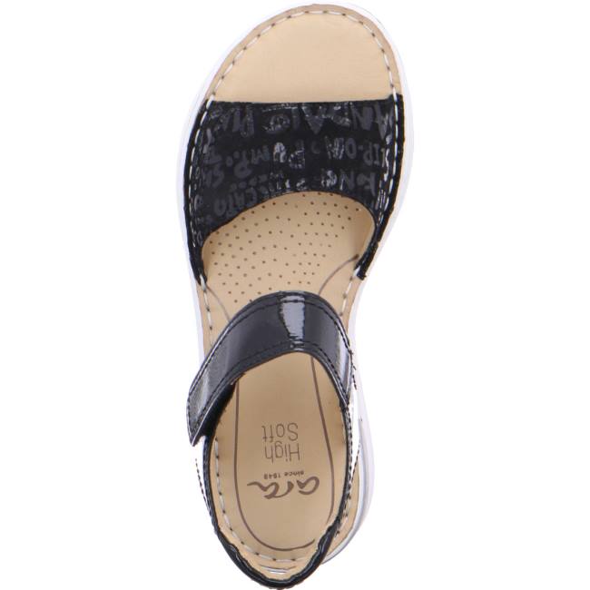 Black Ara Shoes Sapporo Women's Sandals | ARA679OFL