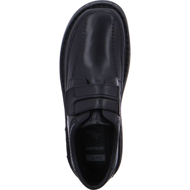 Black Ara Shoes Slip-ons Ben Men's Loafers | ARA230EBG