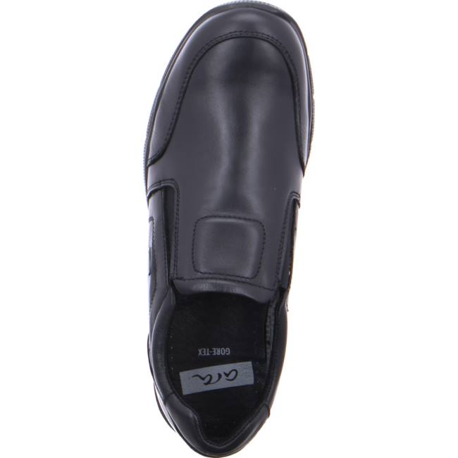 Black Ara Shoes Slip-ons Benjo Men's Loafers | ARA321GPJ