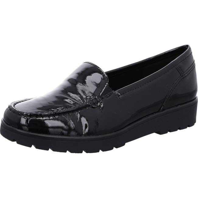 Black Ara Shoes Slip-ons Dallas Women\'s Loafers | ARA208FKY