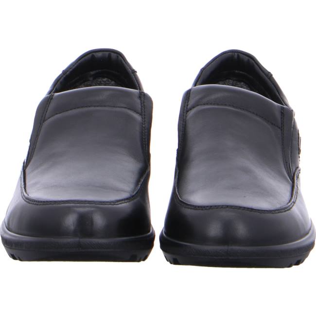 Black Ara Shoes Slip-ons Finn Men's Loafers | ARA307AWJ