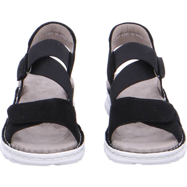 Black Ara Shoes Tampa Women's Sandals | ARA895PWY