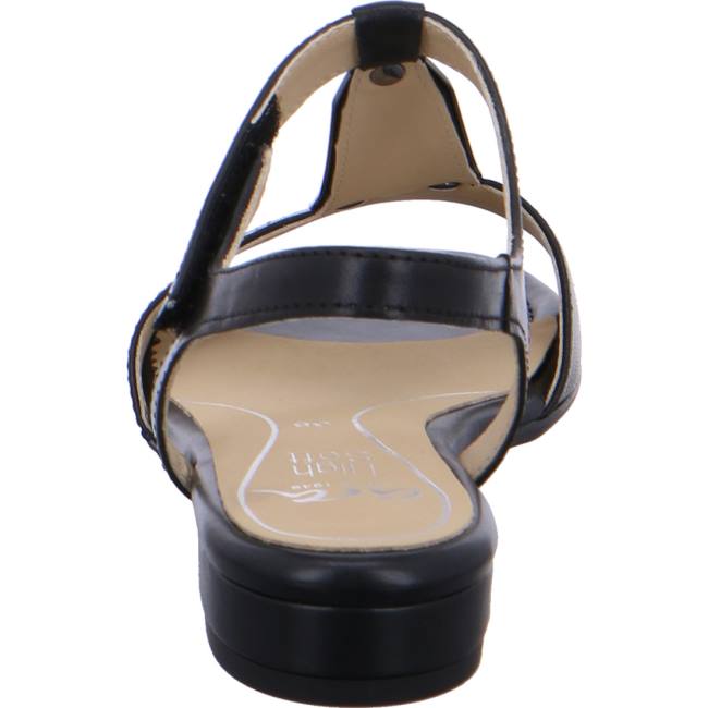 Black Ara Shoes Vegas Women's Sandals | ARA179QSC