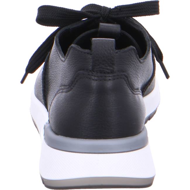 Black Ara Shoes Venice Women's Sneakers | ARA126VMQ