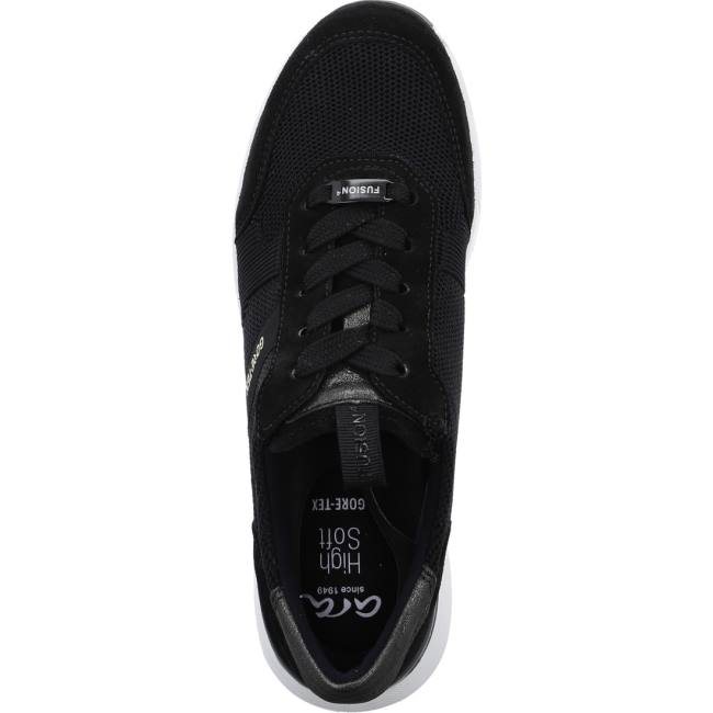 Black Ara Shoes Venice Women's Sneakers | ARA902DGX