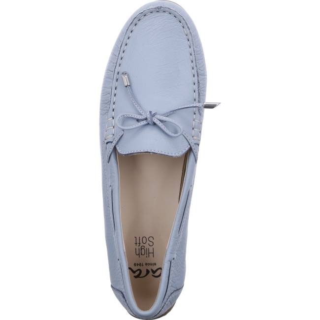 Blue Ara Shoes Alabama Aqua Women's Loafers | ARA594GXL