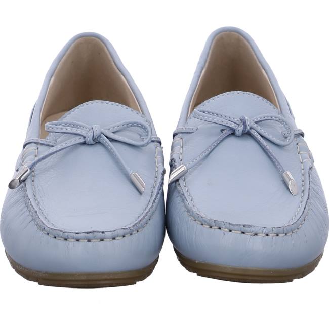 Blue Ara Shoes Alabama Aqua Women's Loafers | ARA594GXL