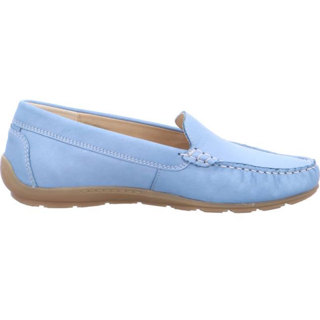 Blue Ara Shoes Alabama Sky Women's Loafers | ARA852VQD