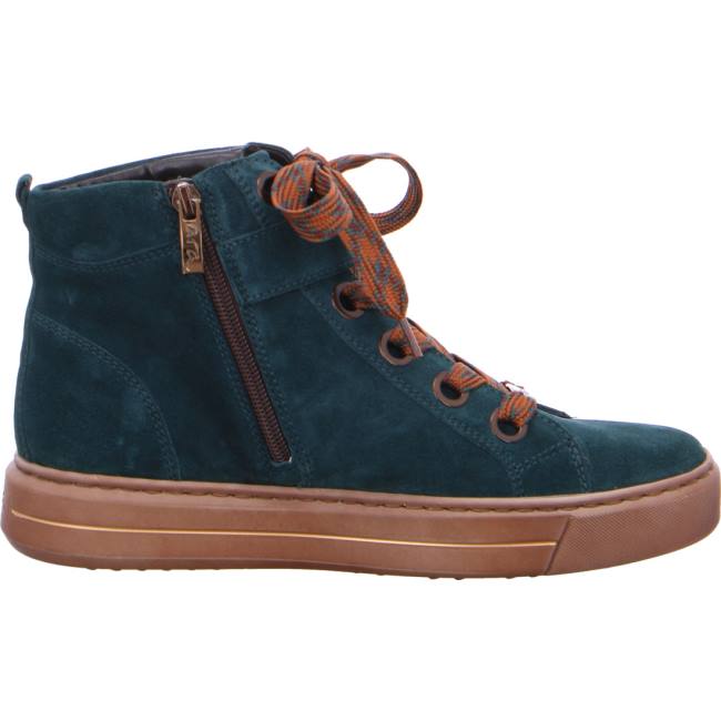 Blue Ara Shoes Ankle Courtyard Women's Boots | ARA849XAL