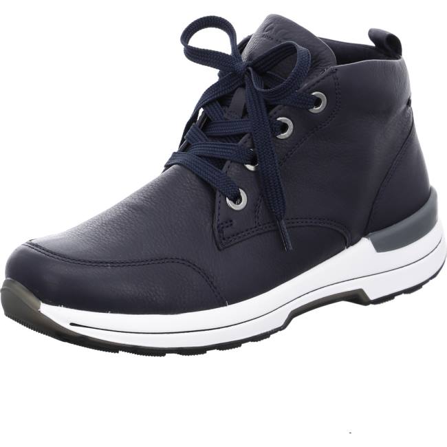 Blue Ara Shoes Ankle Nblue Women\'s Boots | ARA956MIG