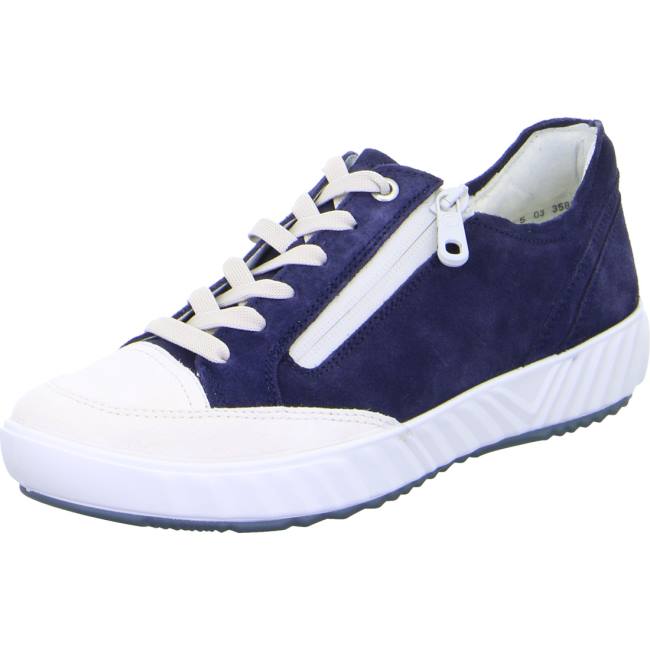 Blue Ara Shoes Avio Ink Women\'s Sneakers | ARA634ALU