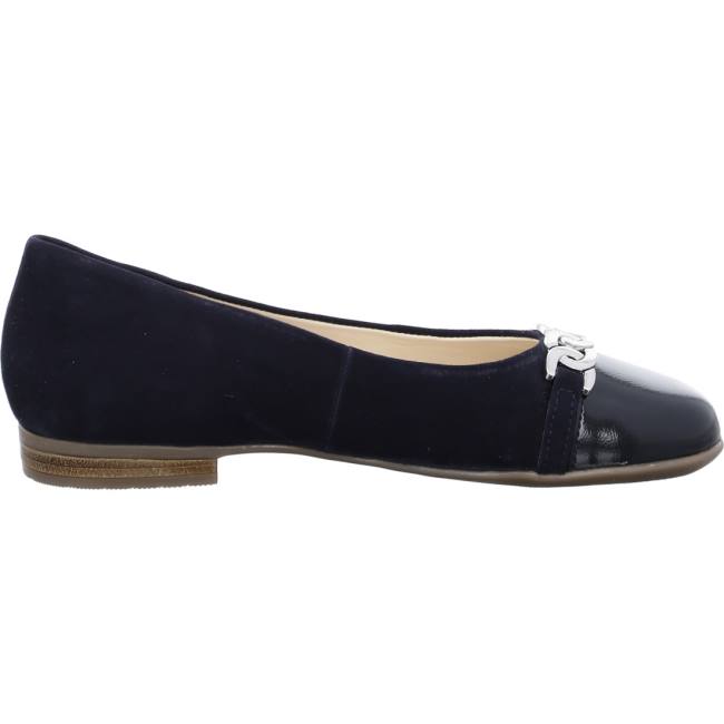 Blue Ara Shoes Ballet Pumps Sardinia Women's Ballerina | ARA472FVC