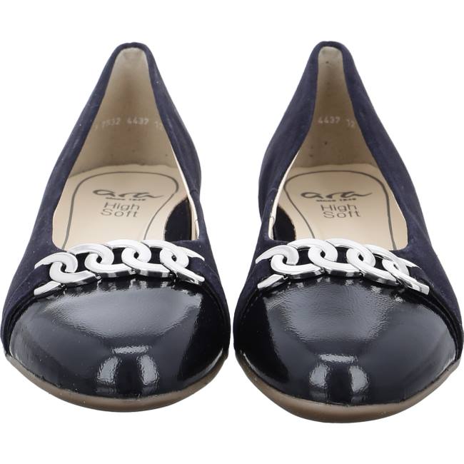 Blue Ara Shoes Ballet Pumps Sardinia Women's Ballerina | ARA472FVC