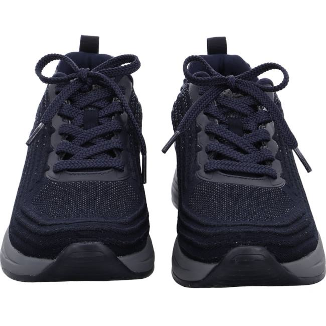 Blue Ara Shoes Chicago-grey Men's Sneakers | ARA120ECQ