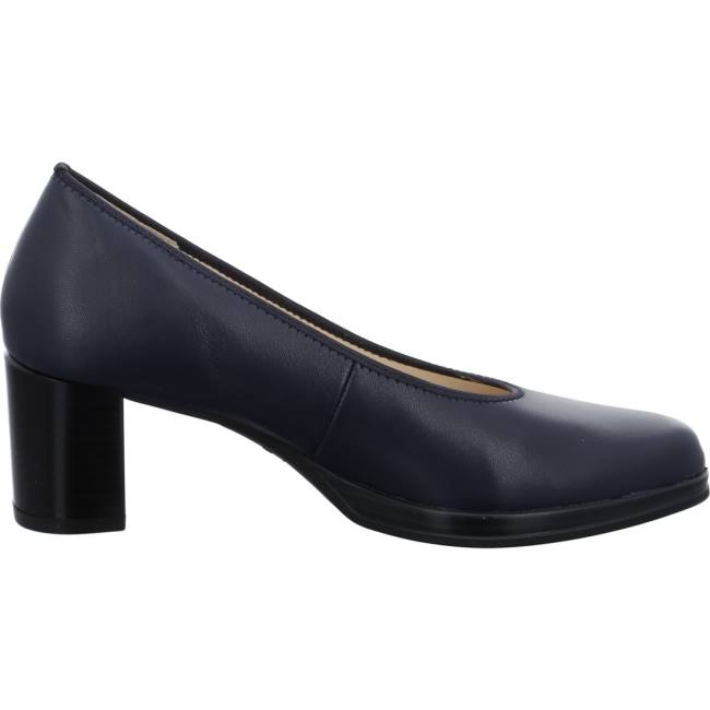 Blue Ara Shoes Court Shoes Cannes Women's Pumps | ARA279HMS