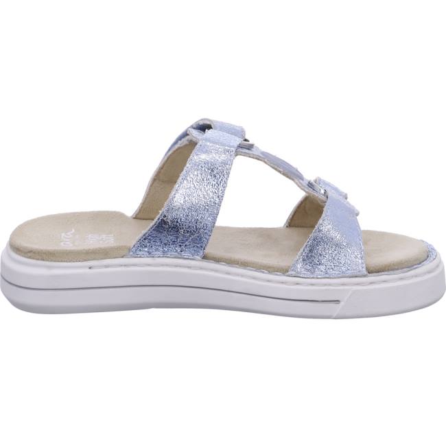 Blue Ara Shoes Courtyard Aqua Women's Mules | ARA915MYF