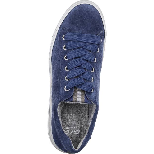 Blue Ara Shoes Courtyard Indigo Women's Sneakers | ARA328PIA