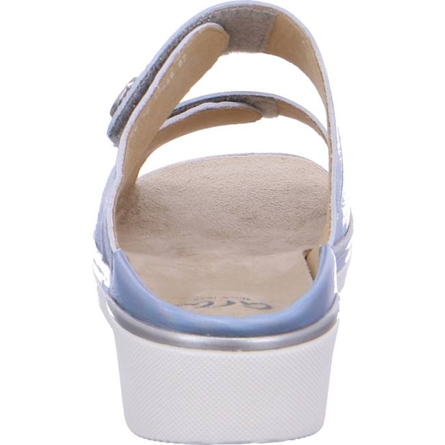 Blue Ara Shoes Courtyard Sky Women's Mules | ARA976VCN