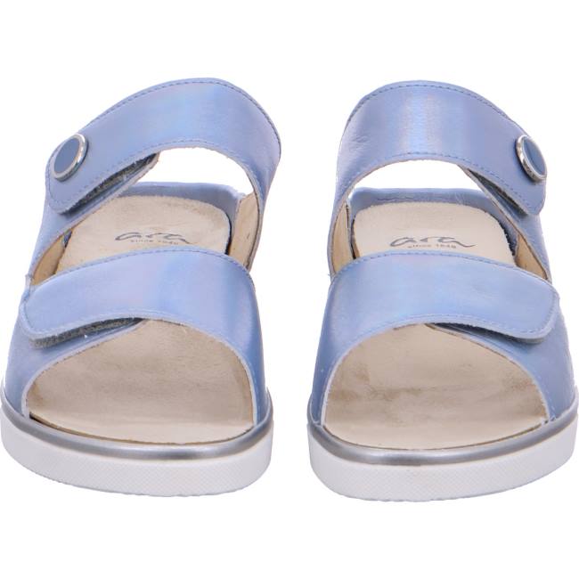 Blue Ara Shoes Courtyard Sky Women's Mules | ARA976VCN