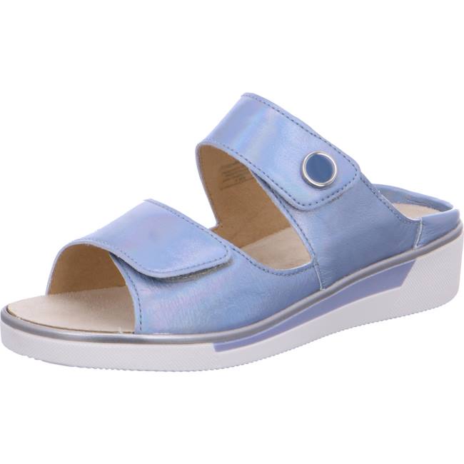 Blue Ara Shoes Courtyard Sky Women\'s Mules | ARA976VCN