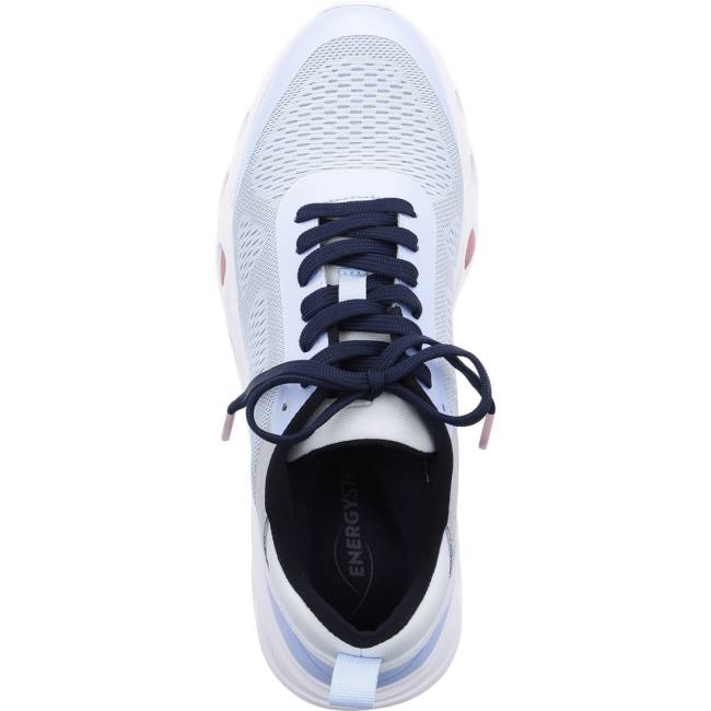 Blue Ara Shoes Energystep Racer Light Women's Sneakers | ARA658WHN