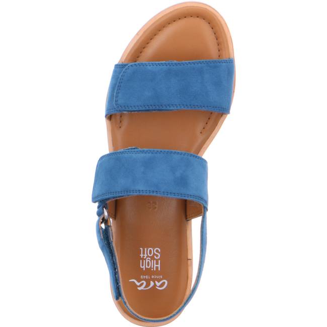 Blue Ara Shoes Genua Capri Women's Sandals | ARA913GCN